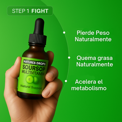 Extracto De Guanabana 60ml - Pierde Peso Naturalmente
