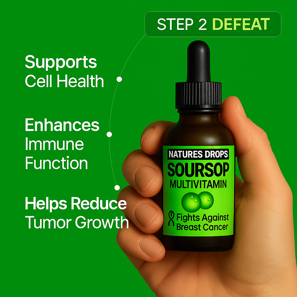 NaturesDrops™ Soursop Extract - Fights Breast Cancer