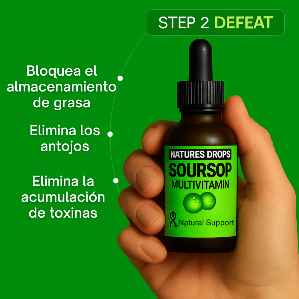 Extracto De Guanabana 60ml - Pierde Peso Naturalmente