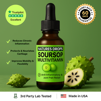 NaturesDrops™ Soursop Extract - Naturally Calms Inflammation To Help Restore Mobility Inside and Out