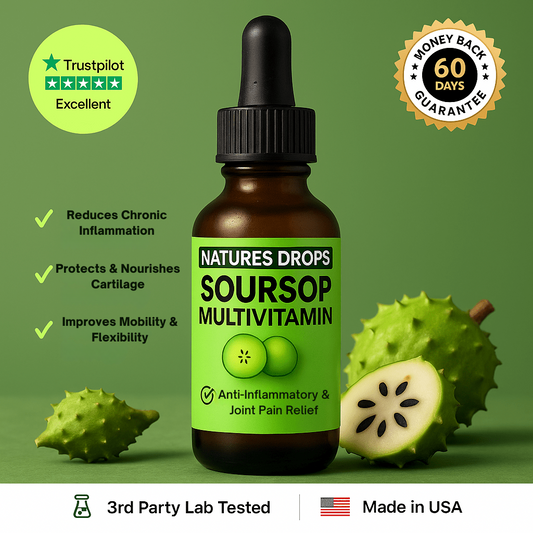 NaturesDrops™ Soursop Extract - Naturally Calms Inflammation To Help Restore Mobility Inside and Out