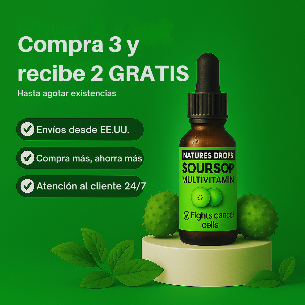 NaturesDrops™ Guanabana – Cura Natural del Cáncer