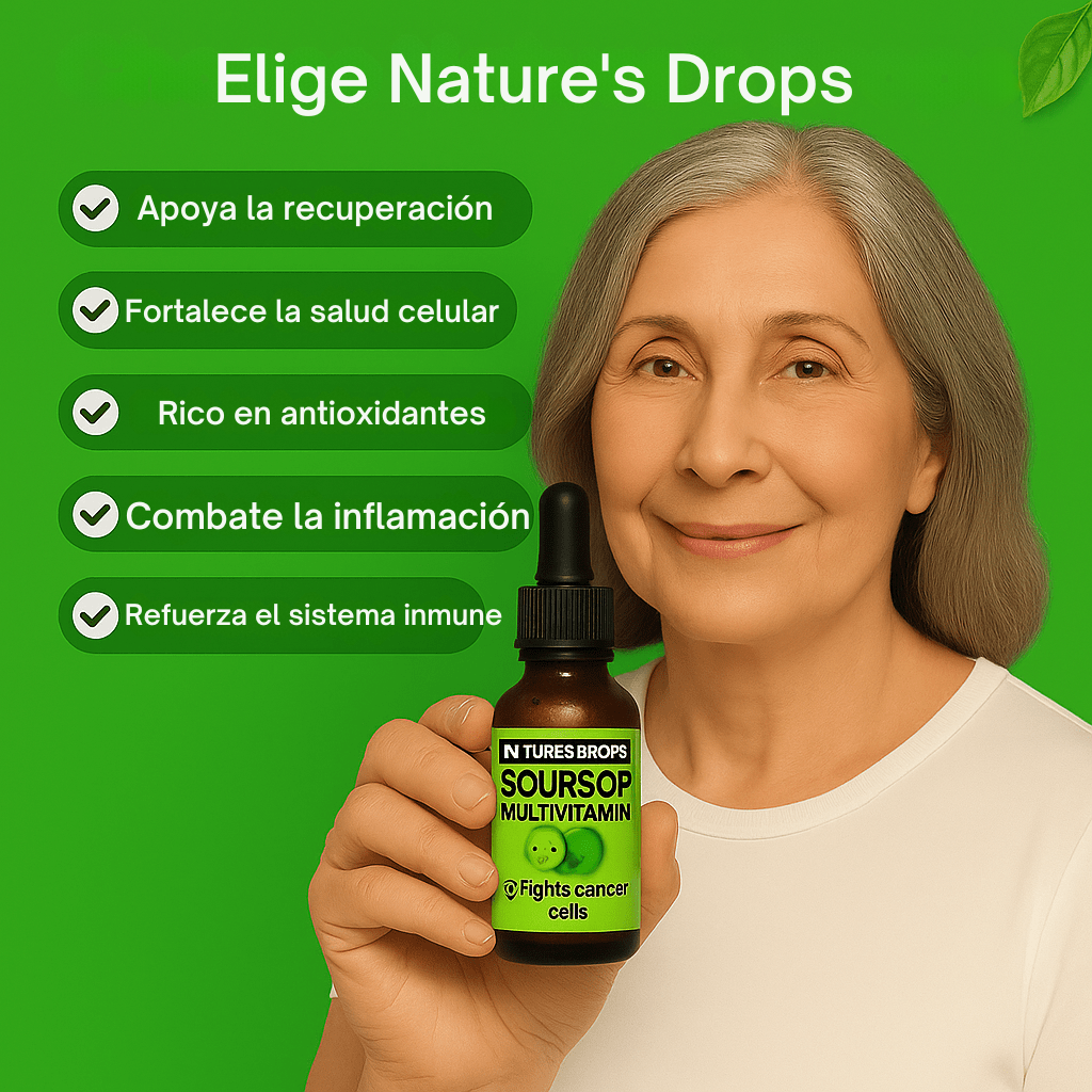 NaturesDrops™ Guanabana – Cura Natural del Cáncer