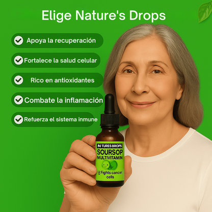 NaturesDrops™ Guanabana – Cura Natural del Cáncer