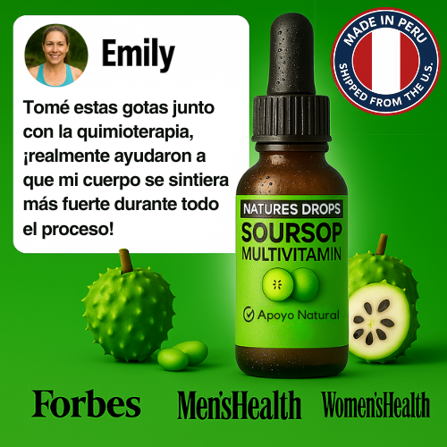 NaturesDrops™ Guanabana – Cura Natural del Cáncer